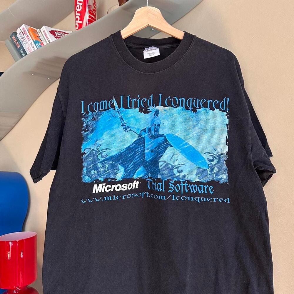 Vintage Y2K Microsoft Promo Shirt - Picture 2 of 5